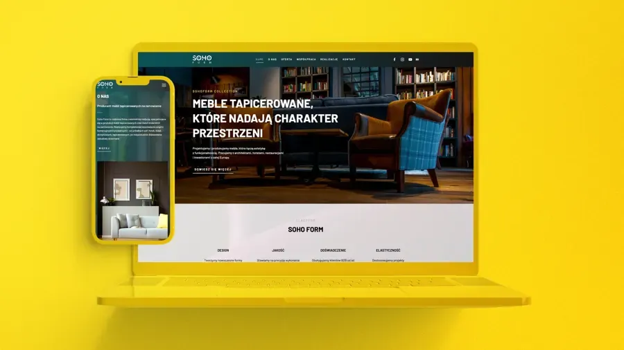 Soho Form – branding i strona internetowa